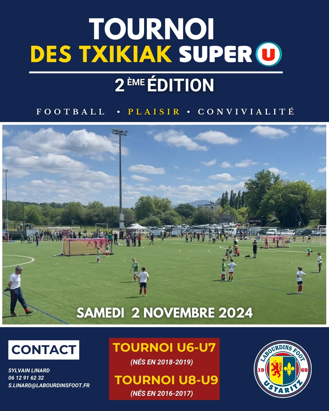 Affiche du Tournoi des Txikiak — 2ᵉ édition